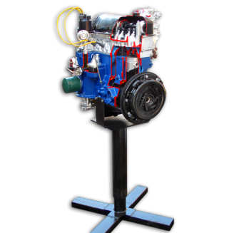 Двигатель ВАЗ 2101-07, на подставке (с возможностью демонстрации работы, ручной привод)  